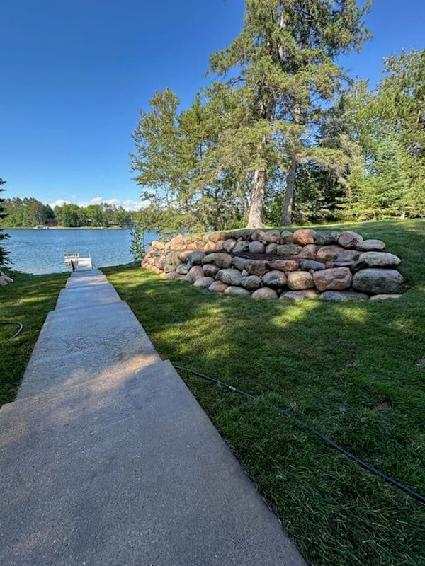 Transformative Lakeside Landscaping by Yeti Earthworks image